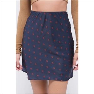 Urban Outfitters Satin Slip Skirt